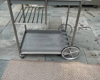 Patio bar cart