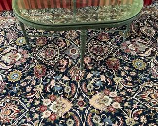 Vintage coffee table - Murray Iron Works - CA 36" W, 24" D, 18" H