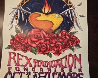 Rare Limited Edition Rex Foundation 2005 Poster Featuring Dark Star Orchestra