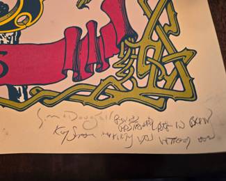 Grateful Dead Signed/ Autographed 2005 Poster