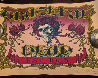 Grateful Dead Signed/ Autographed 2005 Poster