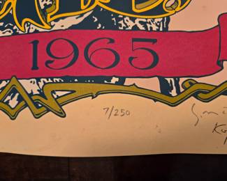 Grateful Dead Signed/ Autographed 2005 Poster