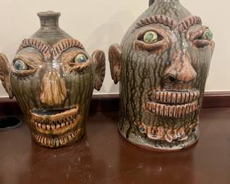 Face jug collection
