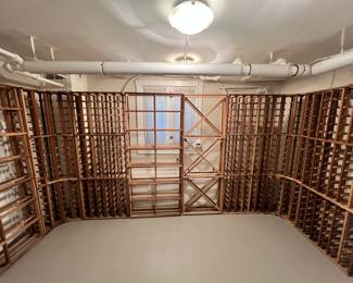 Pic of wine racks in original wine cellar…8 pieces