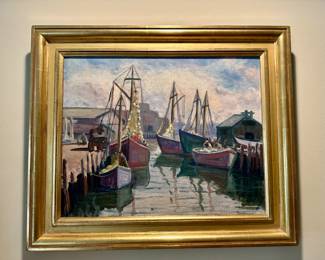 Original harbor scene