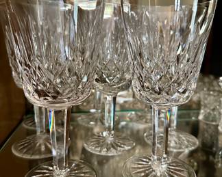Wayerford Lismore and Castlemaine goblets. Large selection.
