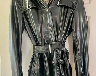 Vintage Vinyl Burberry Rain Jacket