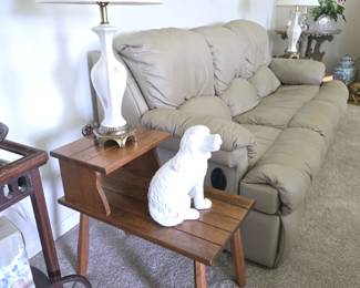 Vintage pair of step tables / hi-low tables circa 1960s