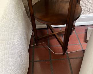 One of a pair of end tables