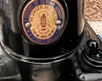 A century of sewing service plate