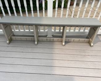 Patio bench