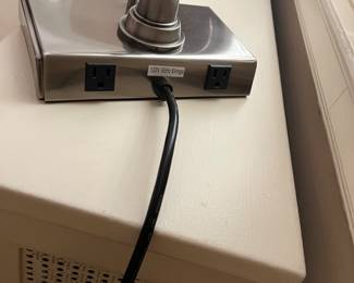 outlets on the base on the Table / desk lamp