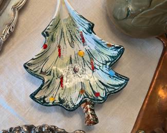Christmas tree dish