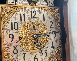 Herschede Grandfather Clock Face