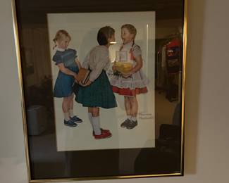 Norman Rockwell print