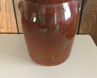 Beautiful painted crock/pottery piece