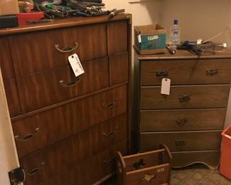 Two smaller chest of drawers