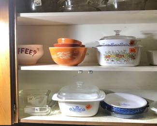 Corning ware and pyrex