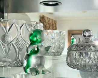 Several pieces of Murano Glass