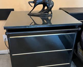 Black Lacquer night stand