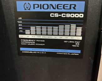 Pioneer CS-C9000 Speakers