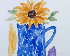 Sunflower Painting