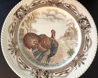 Perfect set of 12! Vintage Johnson Brothers - Barnyard King, Dinner Plates
