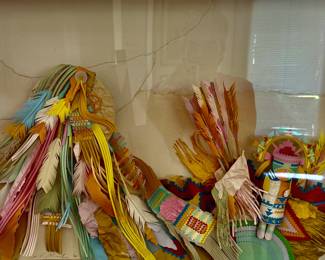 3-D kachina art installation