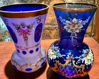 Antique Bohemian glass