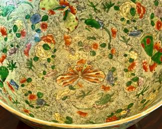 Large 19th C Japanese butterfly bowl…”one thousand butterflies” pattern! RARE
