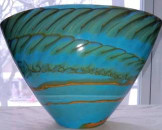 1960-70 large Flavio Murano vase/bowl