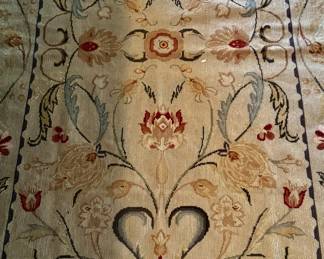 Antique French needlepoint 3x5