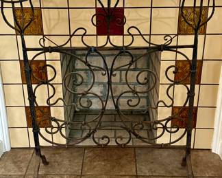 17th C French candle stand screen…this thing is amazing!
