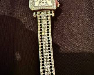 SPECIAL LIMITED EDITION MICHELE 18K Diamond Watch STUNNING WHITE STONES