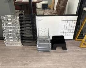 Desk and Wall Organizer White Board 36” x 26”