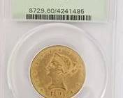 1894 $10 Liberty Gold Eagle PCGS MS60 Beautiful Uncirculated Condition Coin