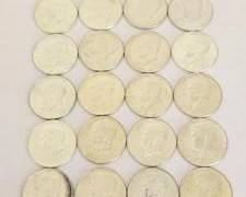 Collection of 20 Brilliant Uncirculated 1964 Kennedy Silver Half Dollars