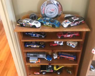 In the family starts the collection of die cast models! All the display shelves are also for sale!