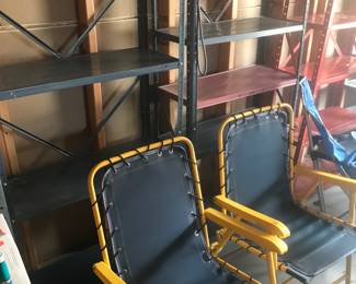 Lawn chairs!
