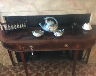 Hekman Furniture Copley Place Demilune console table!