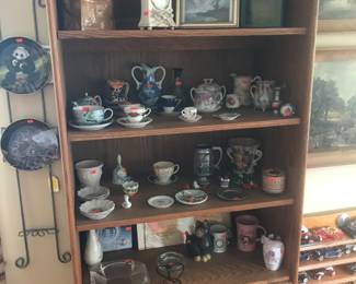 More small collectibles and another style wall unit!