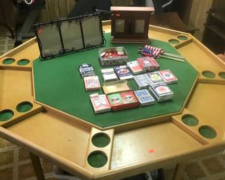 Poker table! Whose turn to deal?