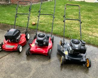 3 mowers ready to go!