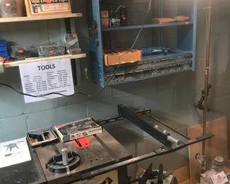 Table saw and vacuum!