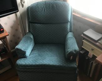 Rocker recliner and it swivels!