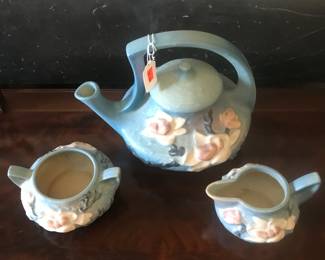 Roseville tea set!