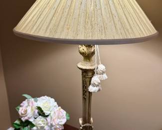 Wood table lamps