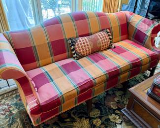 MCM plaid sofa