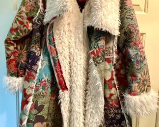 Biya Johnny Was faux fur lined coat
