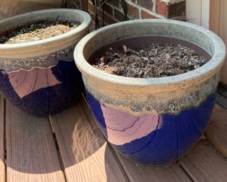Large cement planters